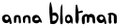 Anna Blatman logo