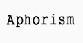 Aphorism - Cold-Pressed Skincare logo