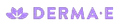 DERMA E logo