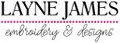 Layne James Embroidery Logo