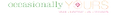 Occasionally Yours logo