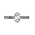 stubble + 'stache logo