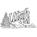 Utah Is Rad logo