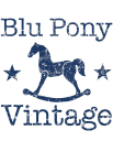 Blu Pony Vintage logo