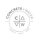 Concrete + Water logo