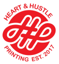 Heart and Hustle Printing Logo
