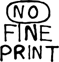 No Fine Print Wine logo