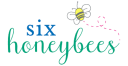 Six Honeybees Logo