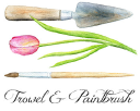 Trowel and Paintbrush logo